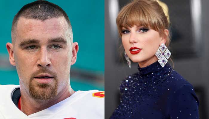 NFL player Travis Kelce shoots his shot with Taylor Swift, gets disappointed