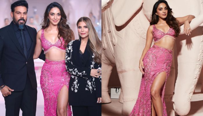 Kiara Advani in Barbiecore avatar takes center stage at couture week