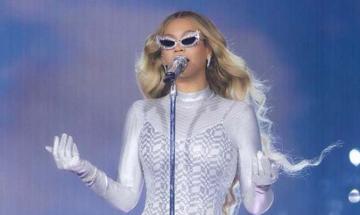 Beyoncé shines bright in stunning silver ensemble, take a look - Gossip ...