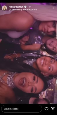Kim Kardashian covers herself in crystals at Beyoncé concert with Khloé,  Kris, kids