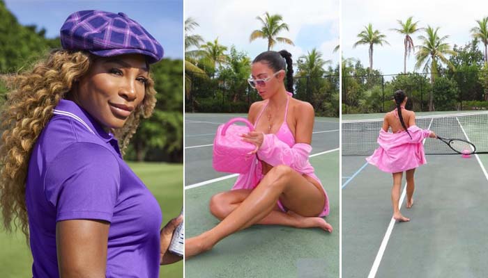 Serena Williams seems inspired by her SKIMS designer pal Kim Kardashian