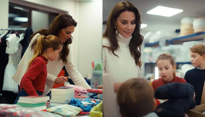 Kate Middleton and kids spread joy with volunteer visit to Baby Bank