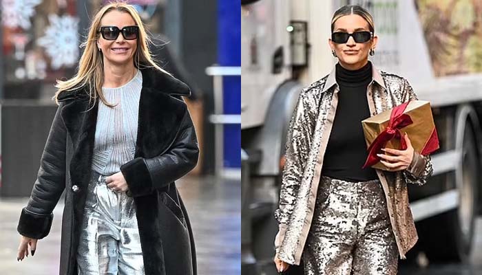 Amanda Holden wows her Instagram fans wearing leather trousers and