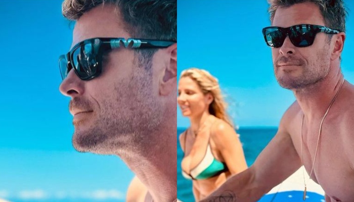 Chris Hemsworth enjoys ocean trip with wife Elsa Pataky