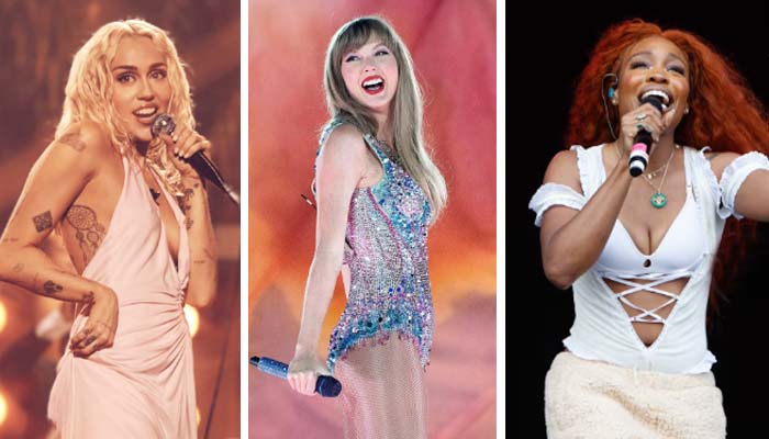 Taylor Swift, Miley Cyrus, SZA shine as female stars dominate music charts